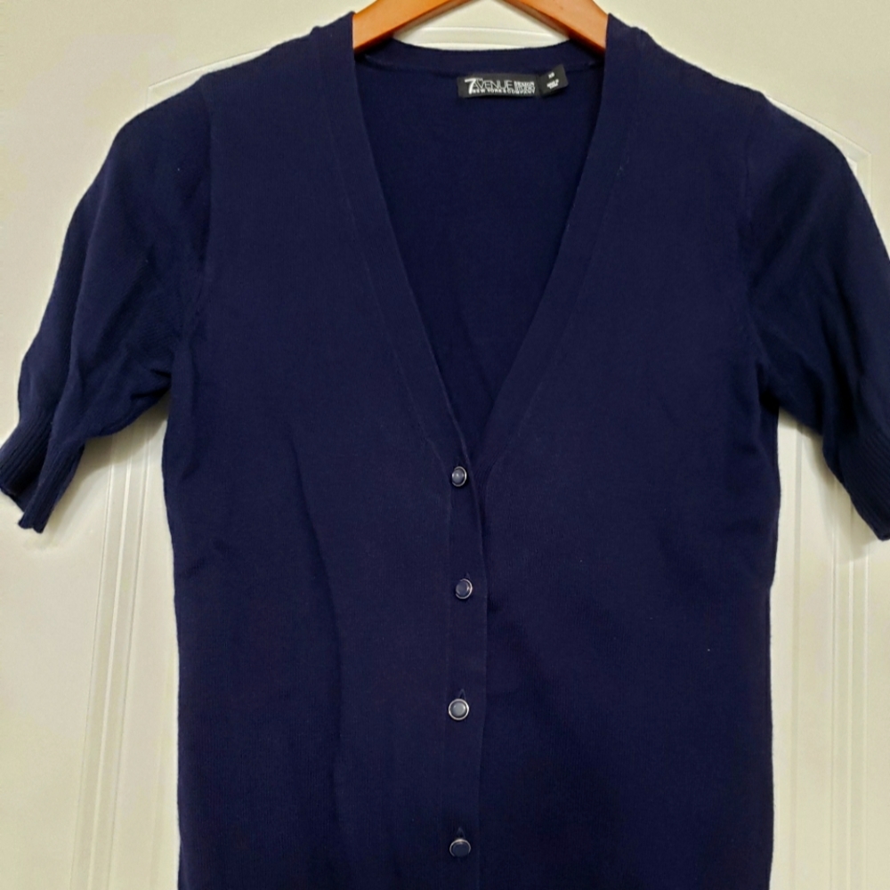 ❤️ New York and Company Blue Cardigan Size XS or Youth Junior Girls 12-14